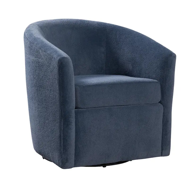 Fauteuil pivotant Odessa Barrel Style en tissu haute performance