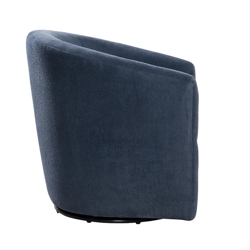Fauteuil pivotant Odessa Barrel Style en tissu haute performance