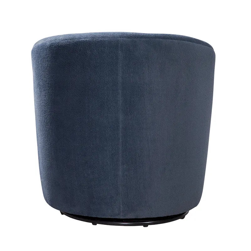 Fauteuil pivotant Odessa Barrel Style en tissu haute performance