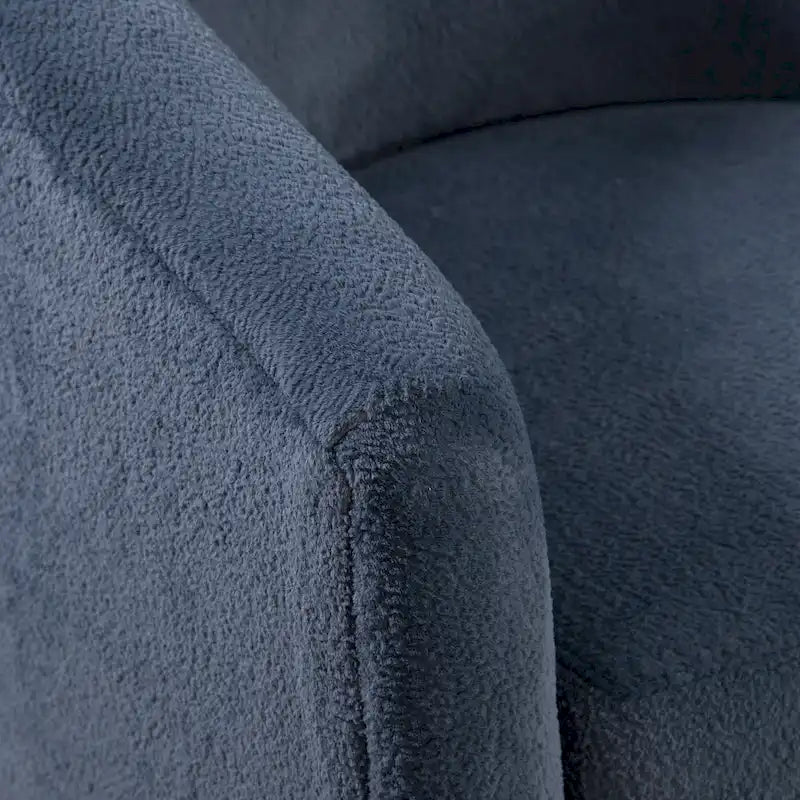 Fauteuil pivotant Odessa Barrel Style en tissu haute performance