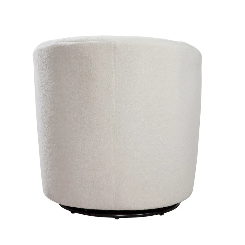 Fauteuil pivotant Odessa Barrel Style en tissu haute performance
