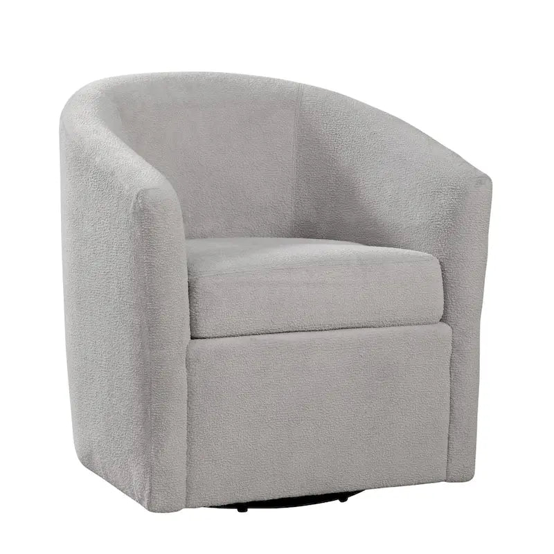Fauteuil pivotant Odessa Barrel Style en tissu haute performance