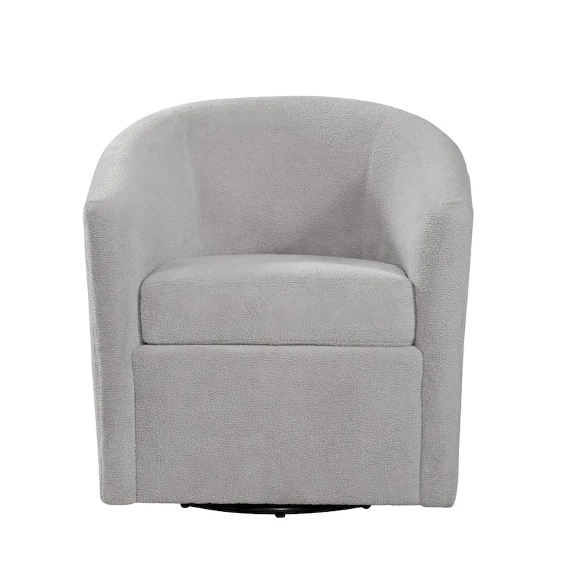 Fauteuil pivotant Odessa Barrel Style en tissu haute performance