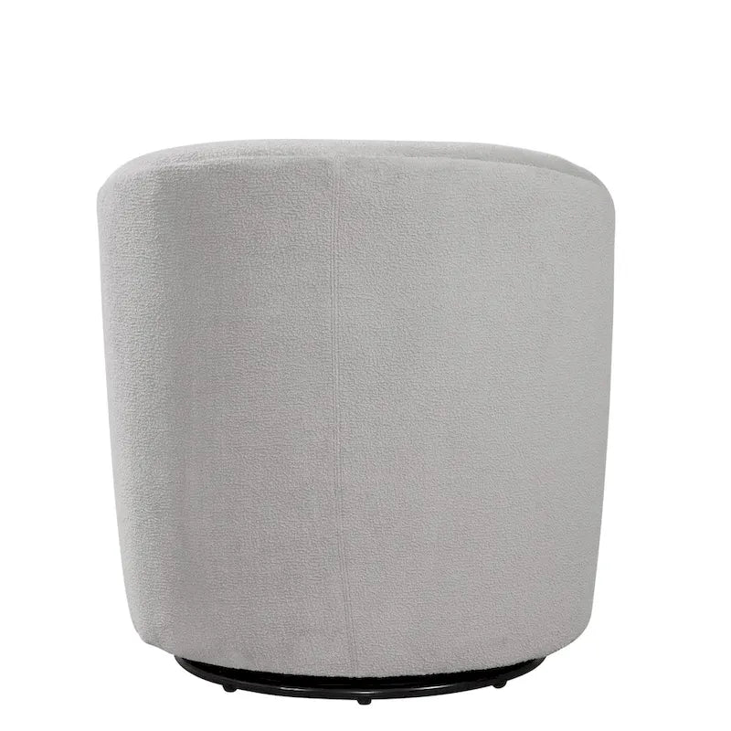 Fauteuil pivotant Odessa Barrel Style en tissu haute performance