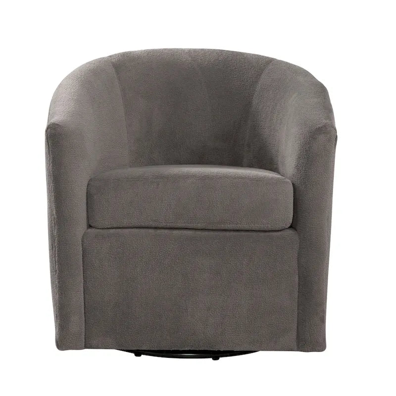 Fauteuil pivotant Odessa Barrel Style en tissu haute performance