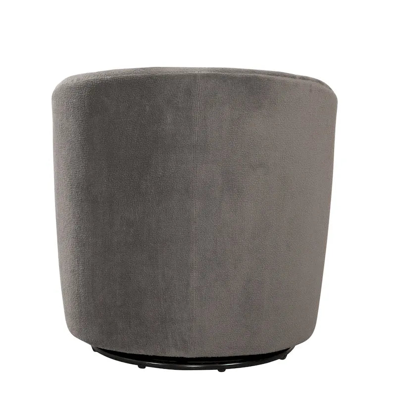 Fauteuil pivotant Odessa Barrel Style en tissu haute performance