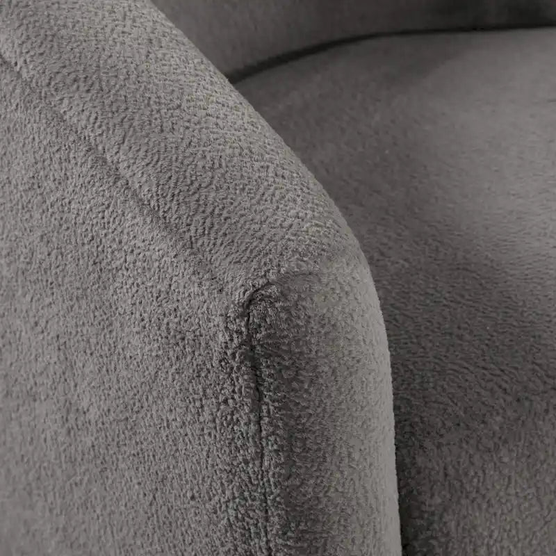 Fauteuil pivotant Odessa Barrel Style en tissu haute performance