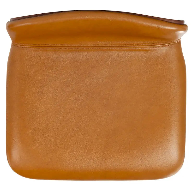 Tabouret de comptoir en cuir de 28 pouces - 19Lx19Px32H