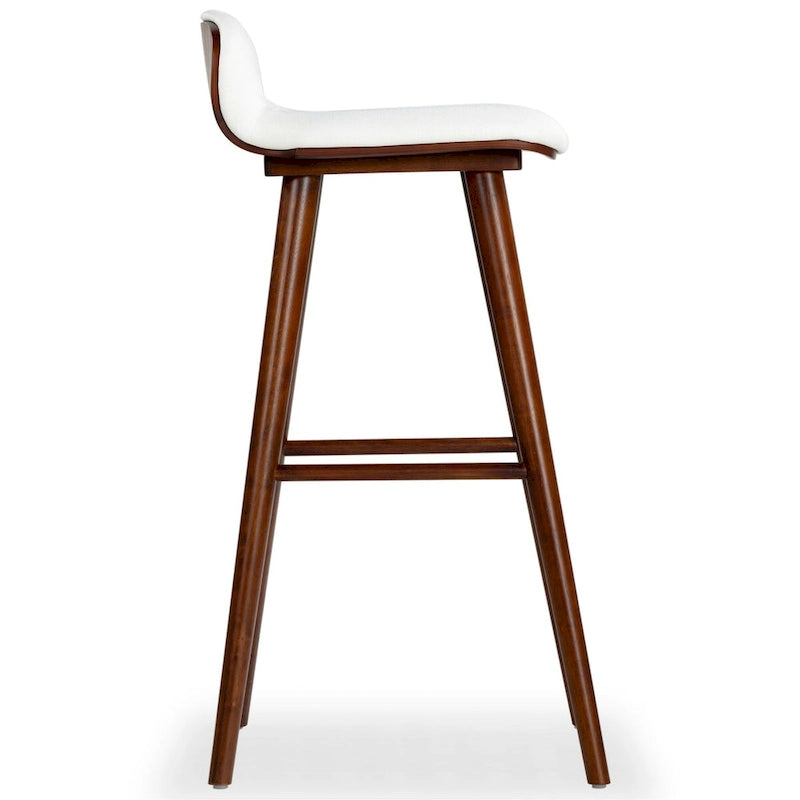 Tabouret de comptoir en cuir de 28 pouces - 19Lx19Px32H