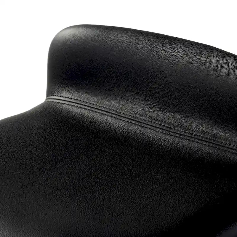 Tabouret de comptoir en cuir de 28 pouces - 19Lx19Px32H